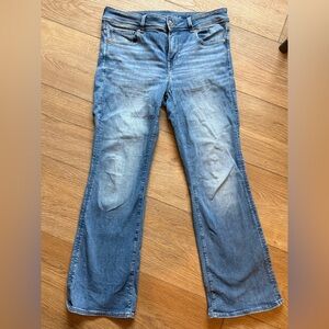 American Eagle Outfitters Light Blue kick boot Jeans